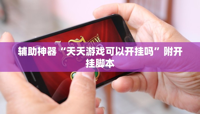 辅助神器“天天游戏可以开挂吗”附开挂脚本