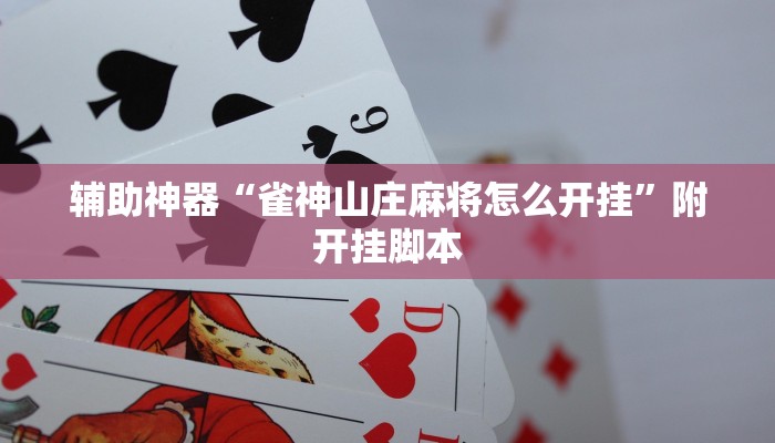 辅助神器“江麻将外卦神器下载安装”附开挂脚本 辅助神器“江麻将外卦神器下载安装”附开挂脚本