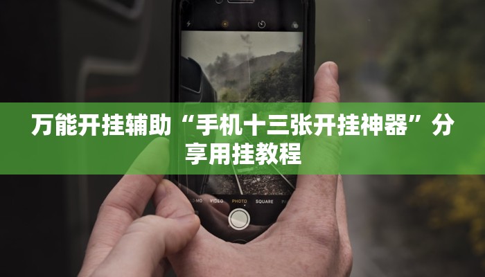 万能开挂辅助“手机十三张开挂神器”分享用挂教程 万能开挂辅助“手机十三张开挂神器”分享用挂教程