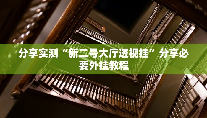 分享实测“新二号大厅透视挂”分享必要外挂教程 分享实测“新二号大厅透视挂”分享必要外挂教程