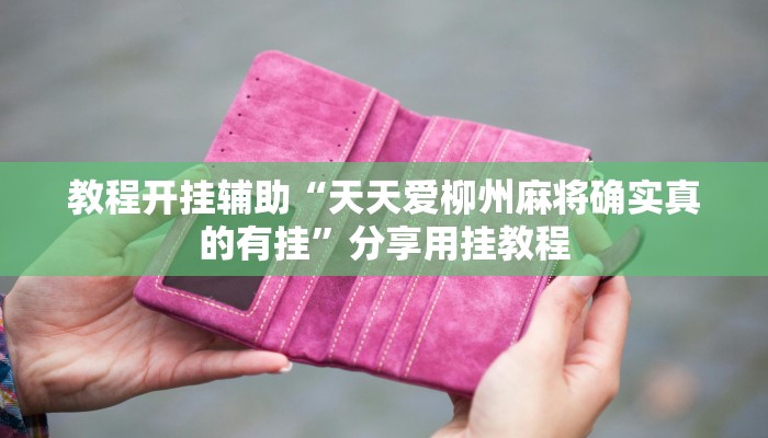 辅助神器“临海麻将麻将开挂神器”附开挂脚本