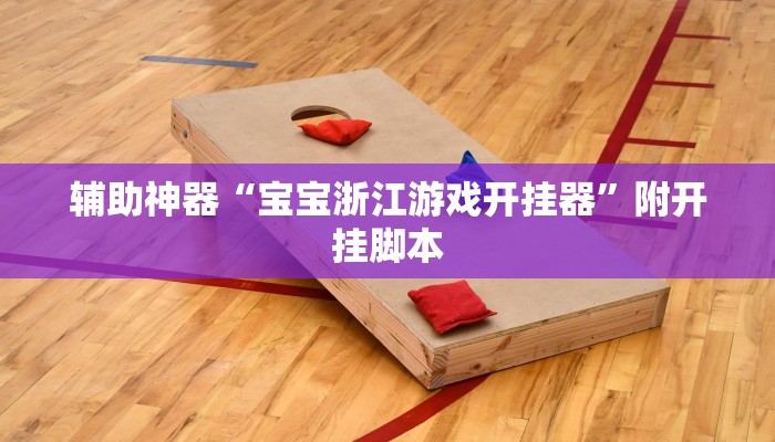 辅助神器“宝宝浙江游戏开挂器”附开挂脚本