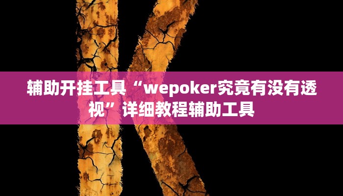 辅助开挂工具“wepoker究竟有没有透视”详细教程辅助工具 辅助开挂工具“wepoker究竟有没有透视”详细教程辅助工具