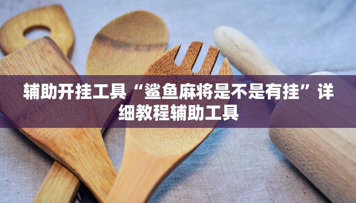 辅助开挂工具“鲨鱼麻将是不是有挂”详细教程辅助工具