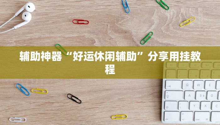 辅助神器“好运休闲辅助”分享用挂教程