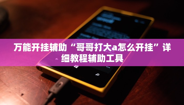 万能开挂辅助“哥哥打大a怎么开挂”详细教程辅助工具